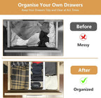 KABUM Upgrade Adjustable Drawer Divider Organizer Clothes Dresser Organizer - Image 6