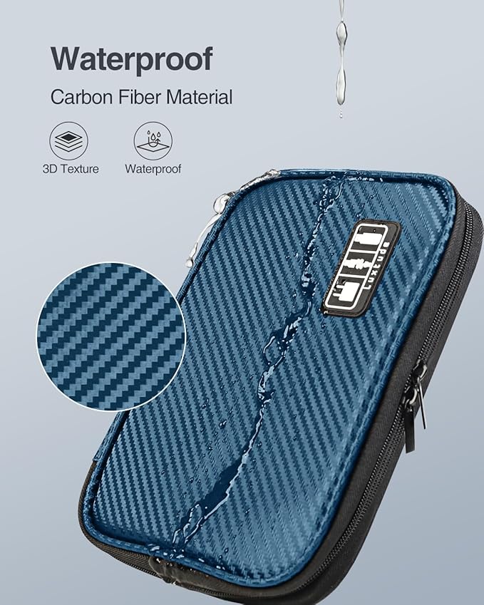 Luxtude Travel Cable Organizer Bag, Cord Organizers Bags, Electronic Organizer - Image 4