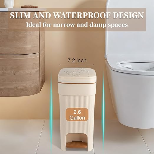 JiatuA Small Bathroom Trash Can - Image 7