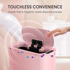 Cesun Motion Sensor Trash Can, 5 Gallon Automatic Bathroom Garbage Can - Image 3