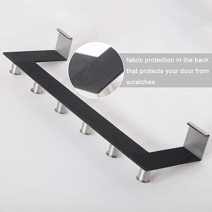 WEBI Over The Door Hook Door Hanger:Over The Door Towel Rack - Image 6