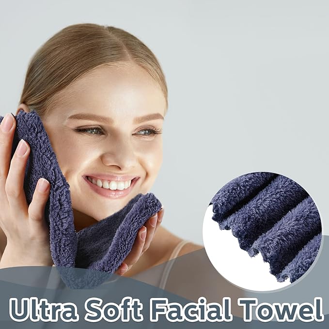 Newwiee 100 Pcs Washcloths Bulk Quick Drying Bathroom Wash Clothes 12 x 12 Inch - Image 4