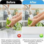 19.29 inch Silicone Sink Splash Guard, Splash Guard - Image 4