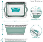 BROOKSTONE 11 GALLON XL 24" Collapsible Laundry Basket & Clothes Hamper - Image 6