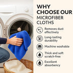 4Pcs Extra Large Microfiber Cleaning Cloths – 30x20 in Mop Towels - Image 4