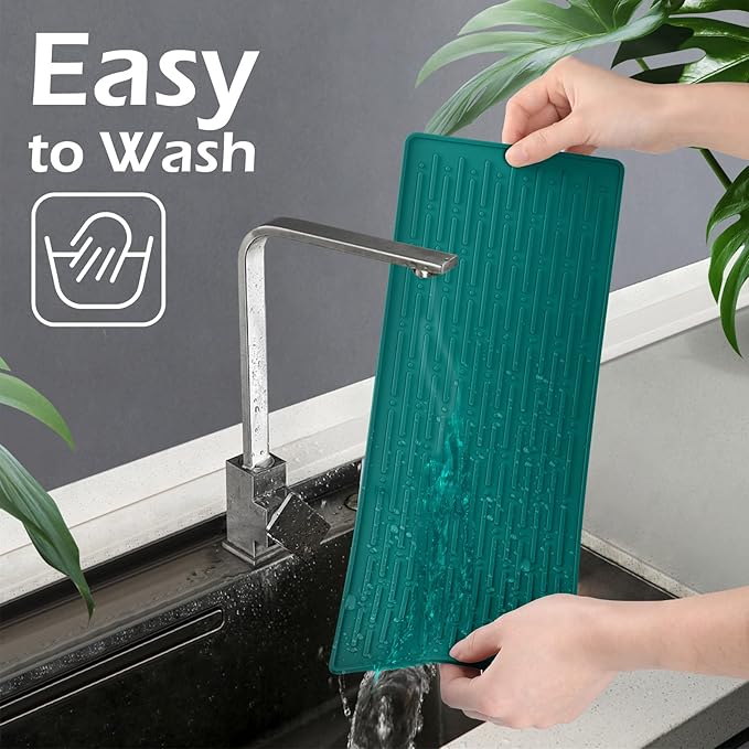 Dish Drying Mats, Heat-resistant Silicone Mat - Image 4