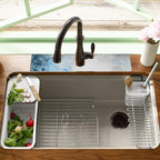 19.5" x 12" Dish Drying Mat & 24" x 5.5" Sink Splash Guard, Super Absorbent - Image 3