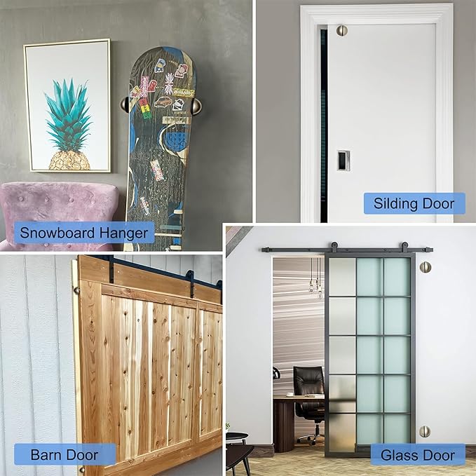 2 Pack Door Stop, Adhesive Door Stoppers Floor Mounted Door Stops No Drill - Image 6