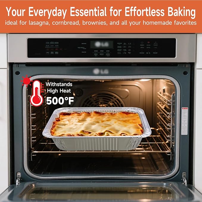 9x13 Aluminum Pans – Disposable Half Size Aluminum Foil Pans - Image 5