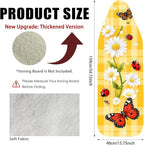 Nuxovilar Ironing Board Cover Needle Cotton 15x54 Inches | Ironing Board Cover - Image 3