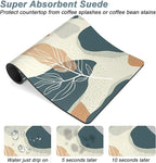 Rnivvi Coffee Mat, Hide Stain Rubber Backed Absorbent Dish Drying Pad - Image 3