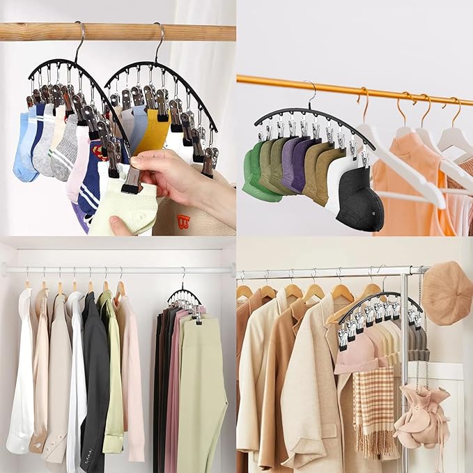 Legging Hangers for Closet Organizer, Hat Hangers for Closet 2 Pack - Image 5
