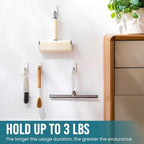 TAILI Hooks for Hanging, 6 Wire Sticky Hooks and 8 Adhesive Strips, No Damage - Image 4