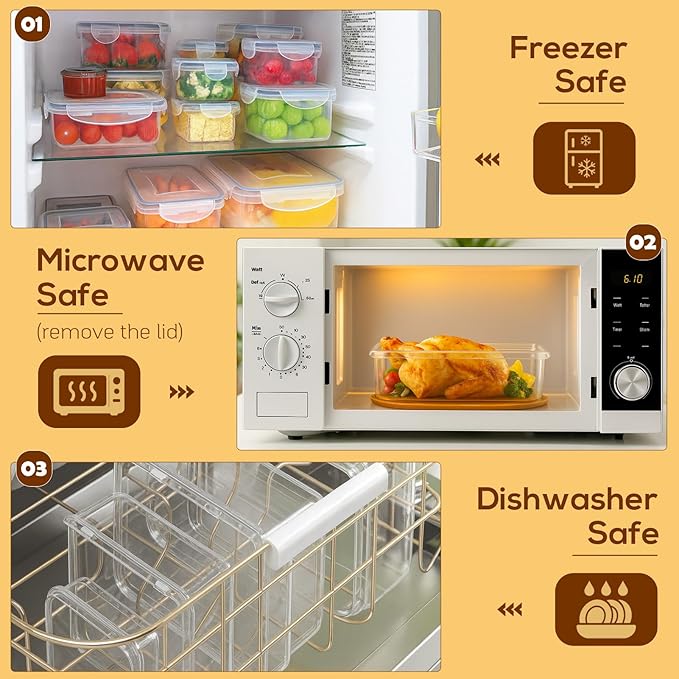 50 PCS Thicker Food Storage Containers - Image 6
