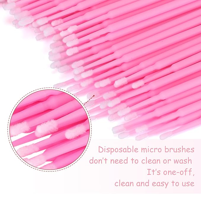 G2PLUS 500PCS Cotton Swabs, Disposable Micro Applicators Brush - Image 3
