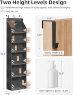 STORAGE MANIAC Over the Door Organizer Large Capacity Hanging Organizer - Image 2
