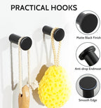SAYAYO Modern Black Coat Hooks Wall Mounted, Towel Hooks - Image 3