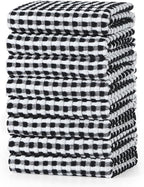 SALAS Cotton Dish Towels for Kitchen Drying Dishes, Lattice Terry Kitchen Cloths by Unknown