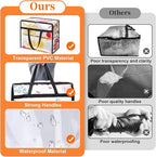 Clear Clothes Storage Bags, 4 Pack Closet Organizers and Under Bed Storage - Image 5