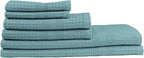 GILDEN TREE Waffle Towel Set Quick Dry Thin | 2 Bath Towels | 2 Hand Towels | 2 by GildenTree