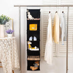 6 Shelves Hanging Closet Organizer, 2 Pack Hanging Storage - Image 5