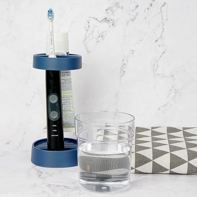 Toothbrush Holder for Bathroom, Height Adjustable Toothbrush Holder Stand - Image 5
