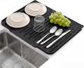 Silicone Dish Drying Mat for Kitchen Counter, Foldable & Heat Resistant Drying by TCULOSD