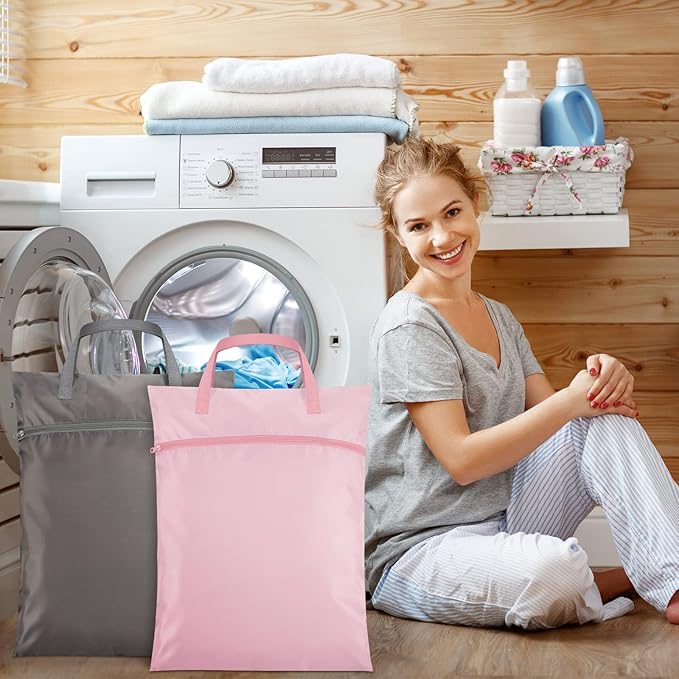 2 Pcs Travel Laundry Bags Waterproof - Image 6