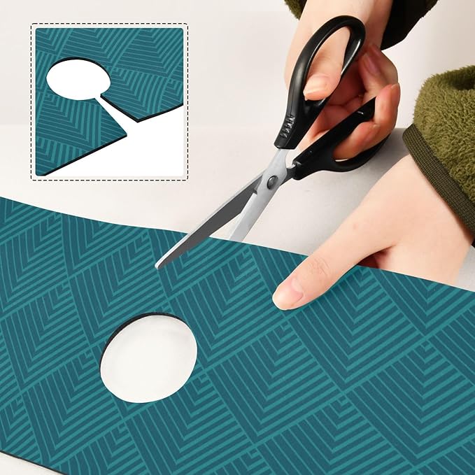 Kitchen Sink Splash Guard 2 PCS 14.7 Inch Sink Faucet Mat Splash Guard - Image 5