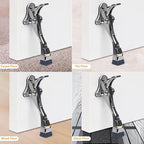 2 Packs Heavy Duty Kickdown Door Stopper, One Touch Adjustable Kickdown Door - Image 4