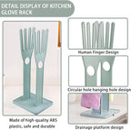 Kitchen Gloves Holder Mitten Dryer Reusable Plastic Dish Washing Rack Sink - Image 4