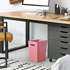 Small Trash Can Wastebasket, 2 Gallon Wooden Waste Basket - Image 6