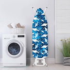 Blue Shark Ironing Board Cover and Pad Soft Fabric Cover - Image 3