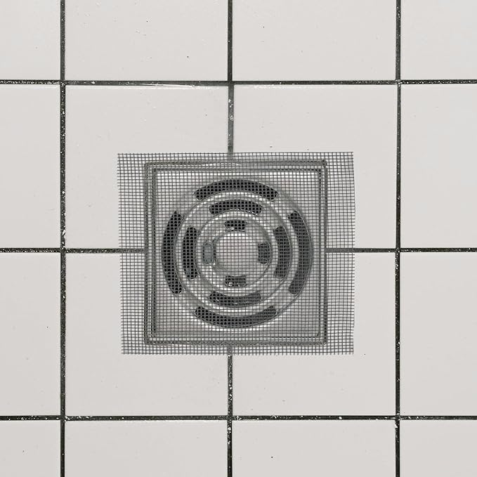 2 PCS 4 Inch x 33 FT Disposable Shower Drain Screen Self-Adhesive Stickers - Image 6