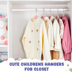 HOUSE DAY Velvet Kids Hangers 120 Pack, Premium Children Hangers - Image 5