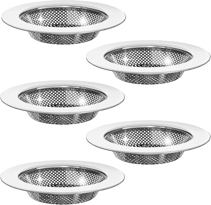 Kitchen Sink Strainer, Stainless Steel Sink Drain Strainer, Dishwasher Safe by Unknown