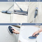 Shower Cleaning Brush, 4 in 1 Tile Tub Shower Scrubber - Image 3