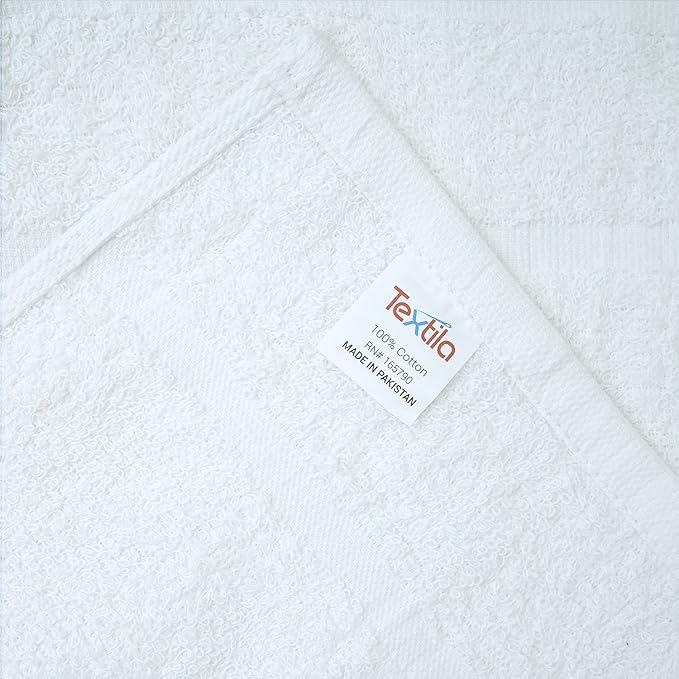 Basic Hand Towels 16x26 Inches – Bulk Pack of 24 – White Color – Soft and - Image 9