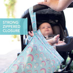 Bumkins Waterproof Wet Bag for Baby, Swim Suit, Cloth Diapers, Pump Parts - Image 3