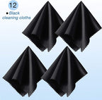 Frienda 12 Pack Large Microfiber Glass Cleaning Cloths 12 x 12 Inch Oversized - Image 7