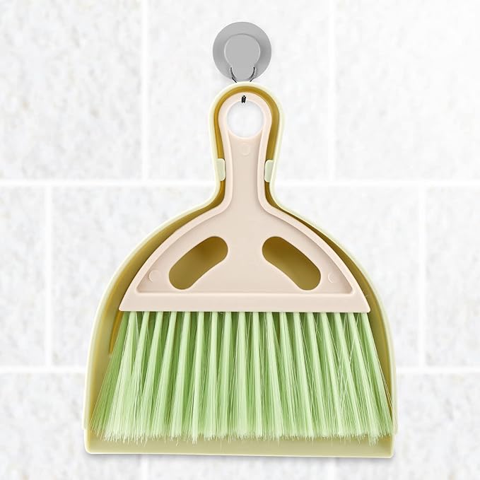 SOUJOY 6 Pack Small Dustpan and Brush Set, Whisk Broom and Dust Pan - Image 4