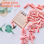 Clothes Pins Mini Clothespins Pink - Image 9