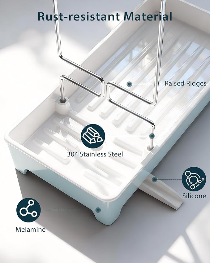 Minimalist Sink Caddy, Rustproof Sponge Holder - Image 7