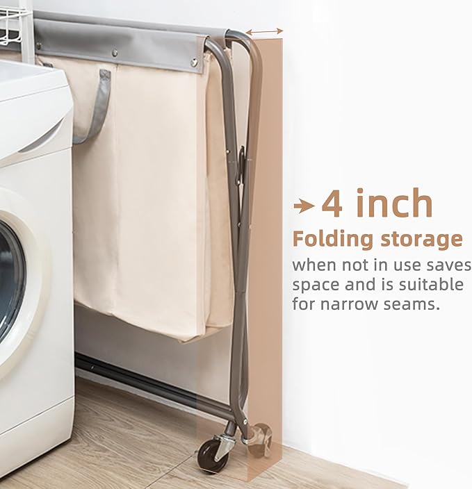 STORAGE MANIAC 160L Collapsible Laundry Hamper - Image 4