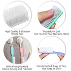 HOFASON 6 Pack Nail Brush for Cleaning Fingernails, Nail Brush Handle Grip - Image 5
