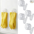 Geelin Dish Glove Clip with Suction Cup Easy Install Removable Transparent by Geelin