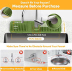 17.7'' Faucet Mat for Kitchen Sink Splash Guard Folding Kitchen Sink Faucet Mat - Image 3