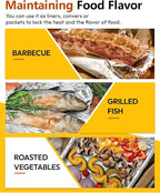 Katbite Aluminum Foil Heavy Duty 17.7 Inch Wide, 30 Micron Thick Strong Heavy - Image 6
