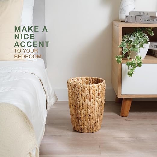 2-Pack Wicker Trash Cans - Image 3