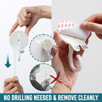 TAILI Adhesive Ceiling Hooks for Hanging Plants, Heavy Duty No-Drill Removable - Image 2